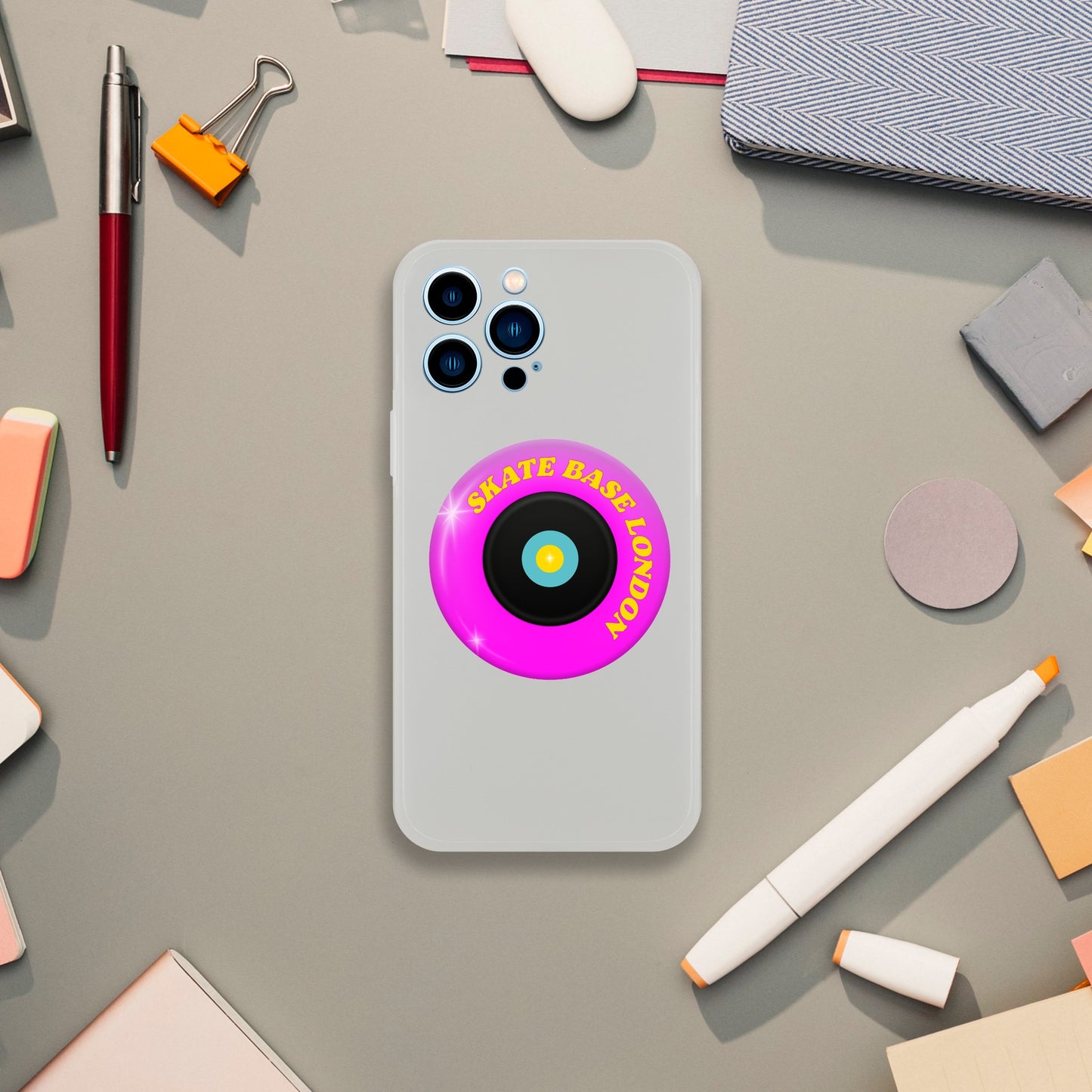 Flexi Skate Base London Mobile Phone Case - Skate Base Skatewear