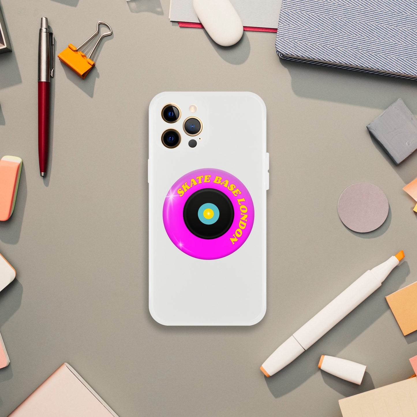 Flexi Skate Base London Mobile Phone Case - Skate Base Skatewear