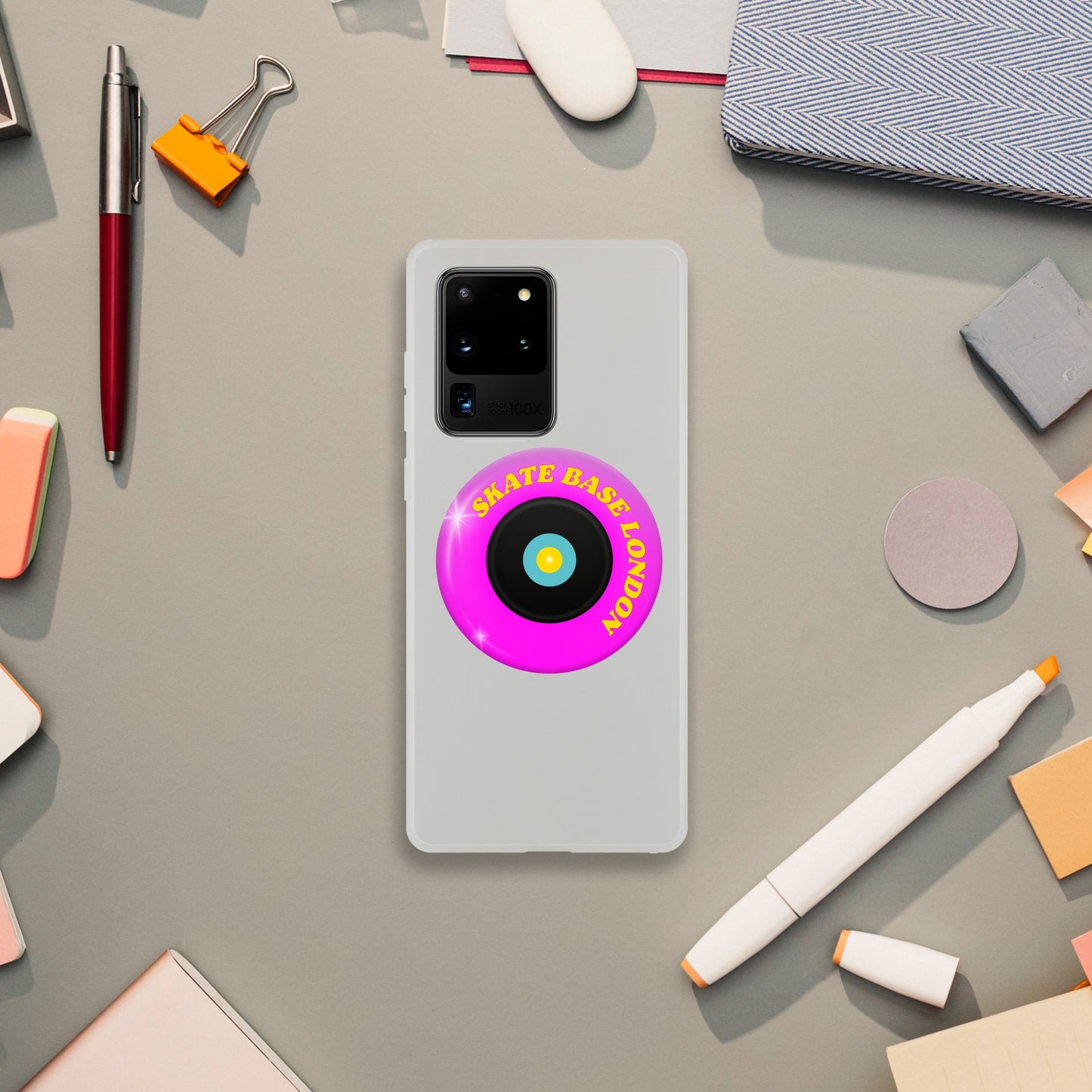 Flexi Skate Base London Mobile Phone Case - Skate Base Skatewear