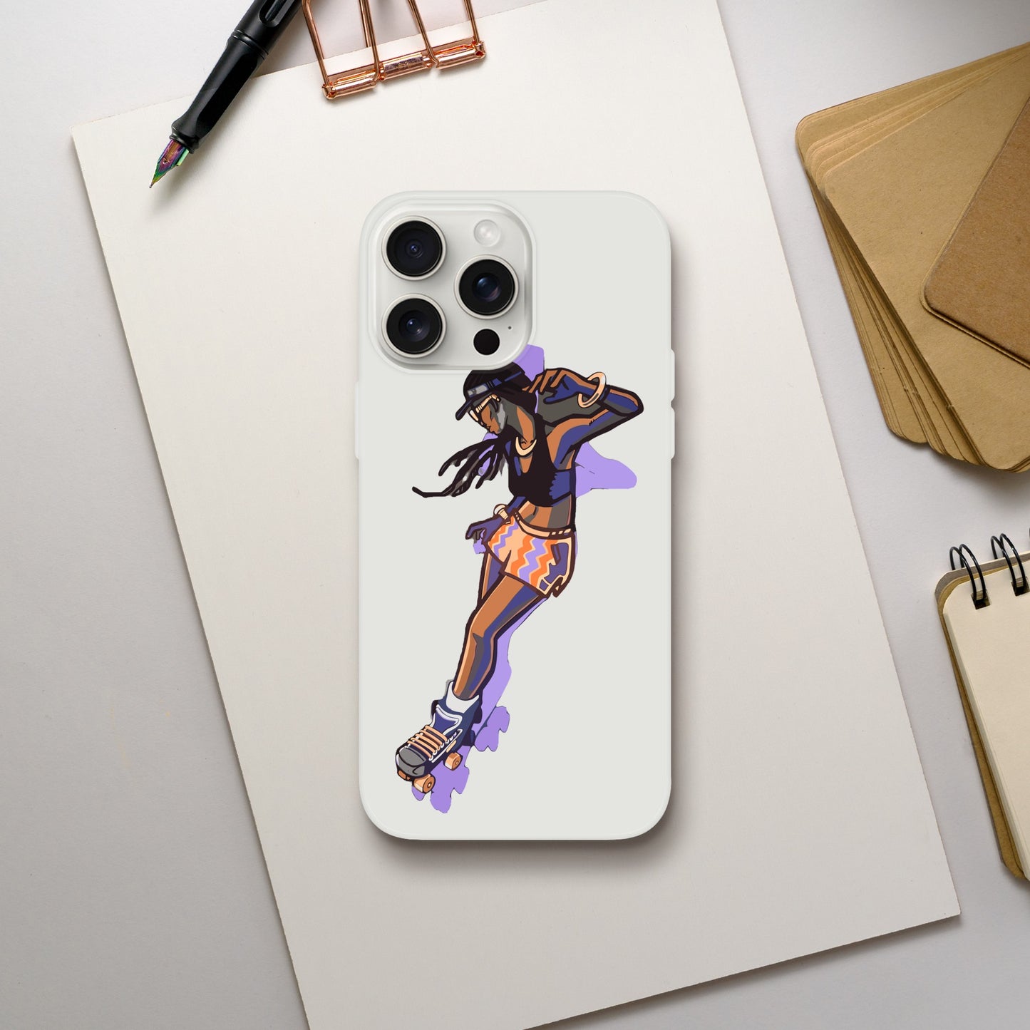 Flexi Backskater Mobile Phone Case - Skate Base Skatewear