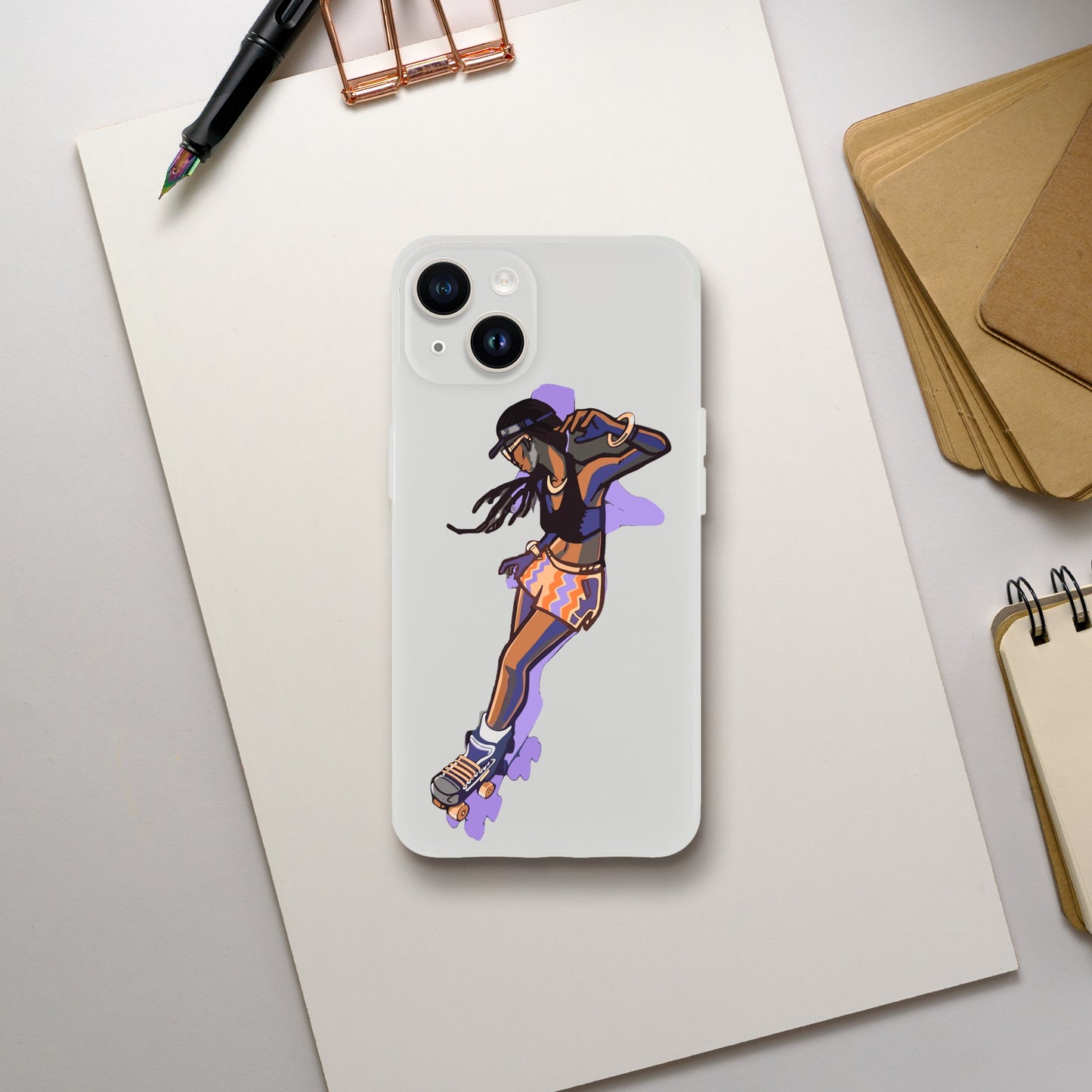 Flexi Backskater Mobile Phone Case - Skate Base Skatewear