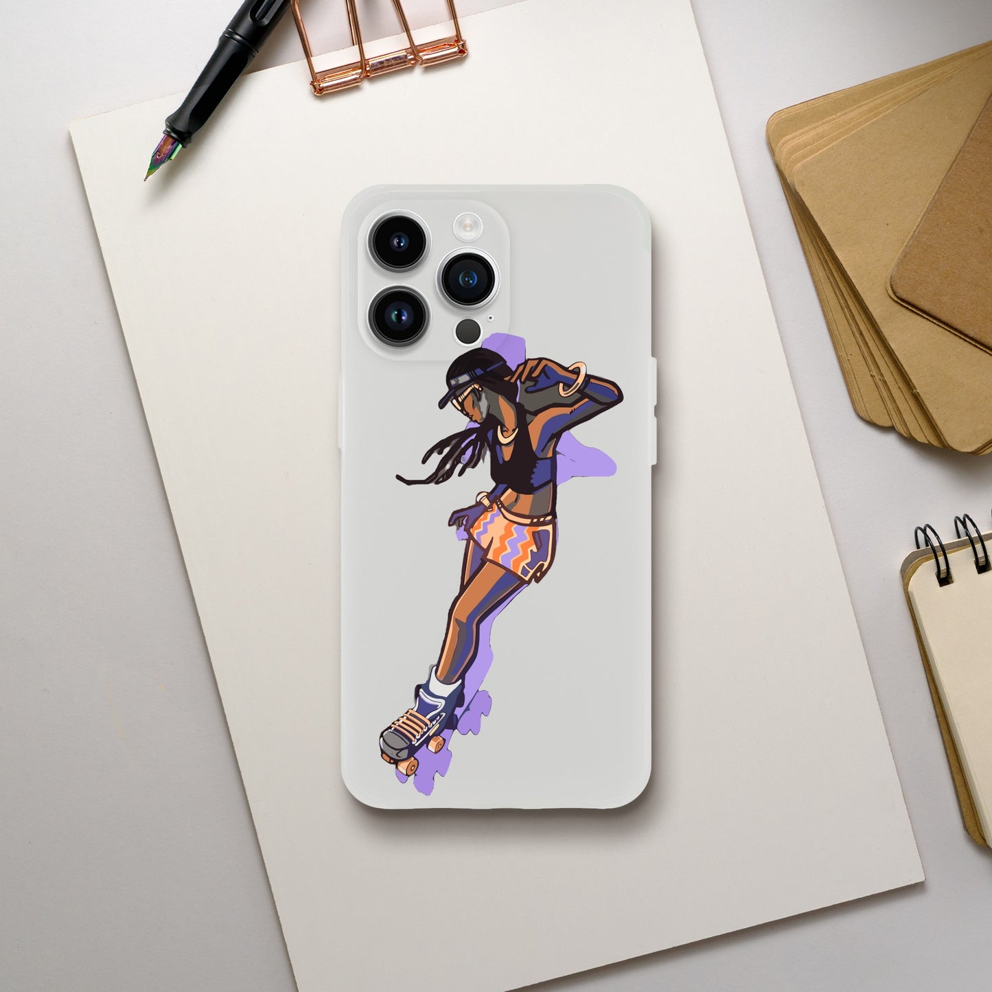 Flexi Backskater Mobile Phone Case - Skate Base Skatewear