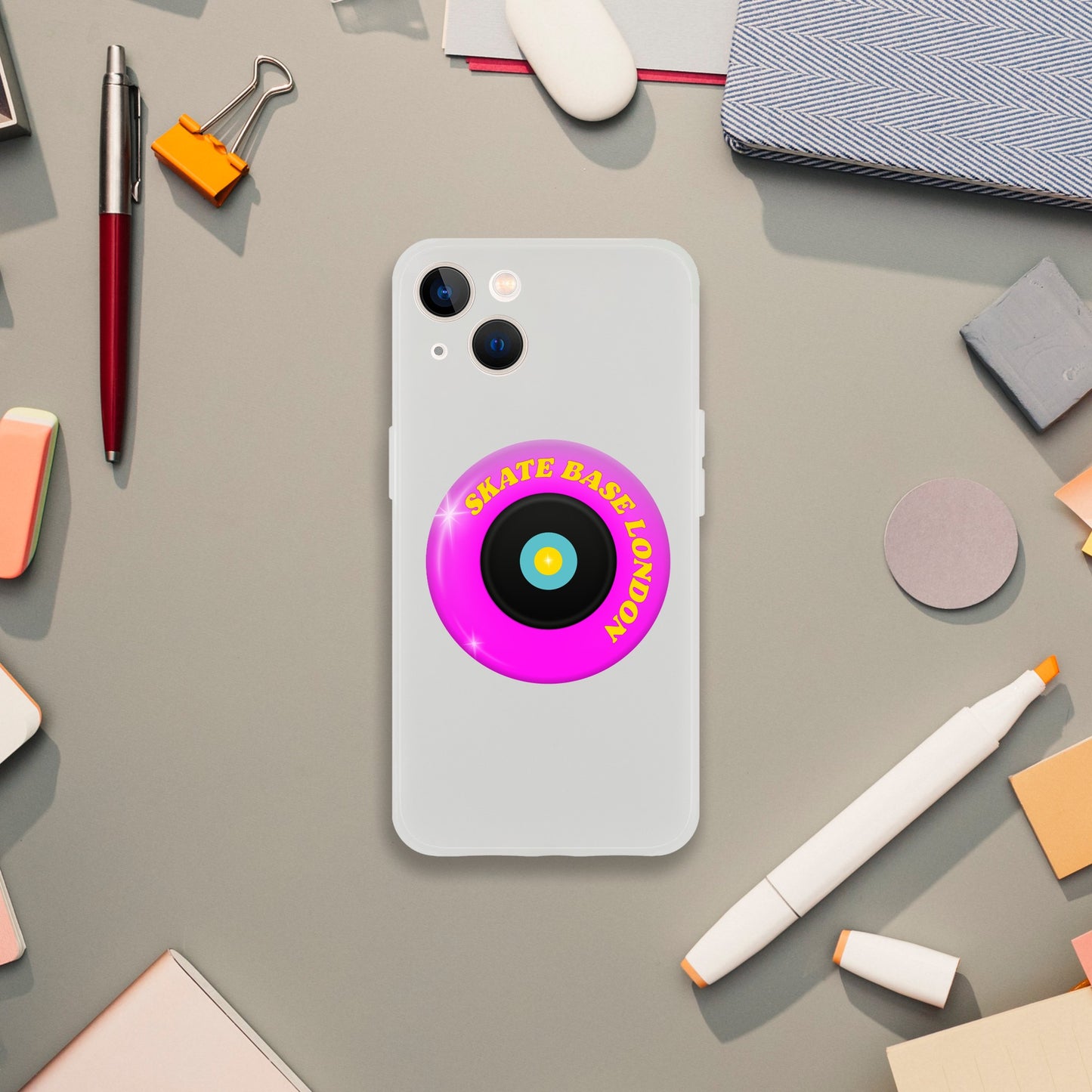 Flexi Skate Base London Mobile Phone Case - Skate Base Skatewear
