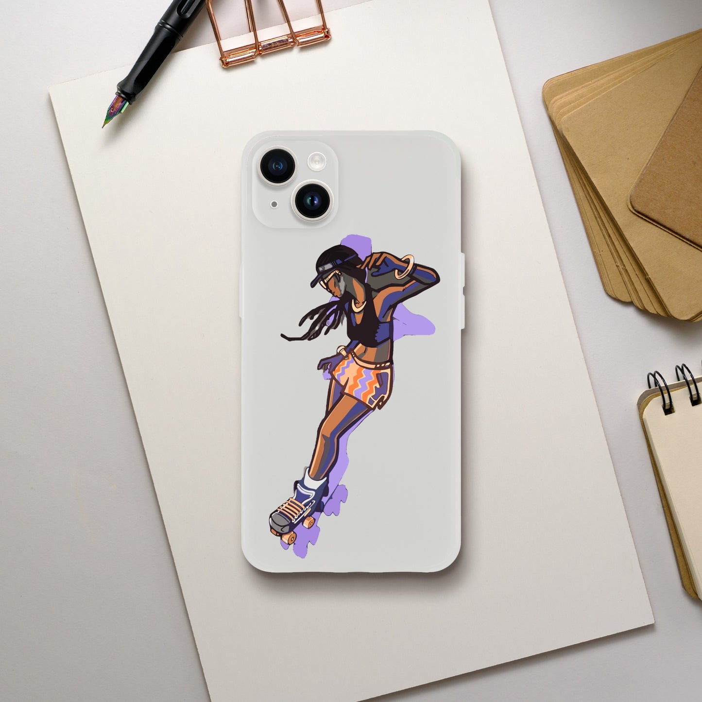 Flexi Backskater Mobile Phone Case - Skate Base Skatewear