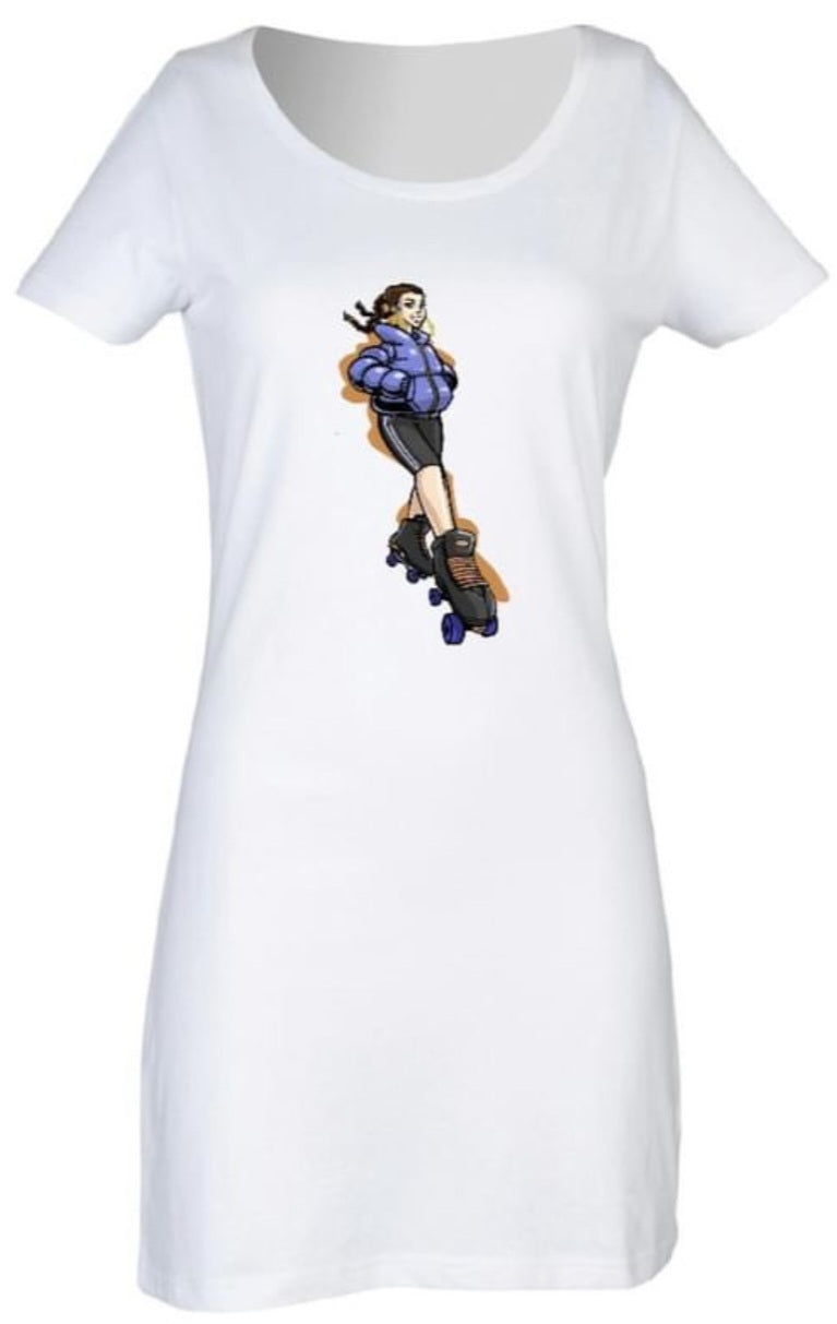 Women’s Sport T-Shirt Dresses - Skate Base Skatewear