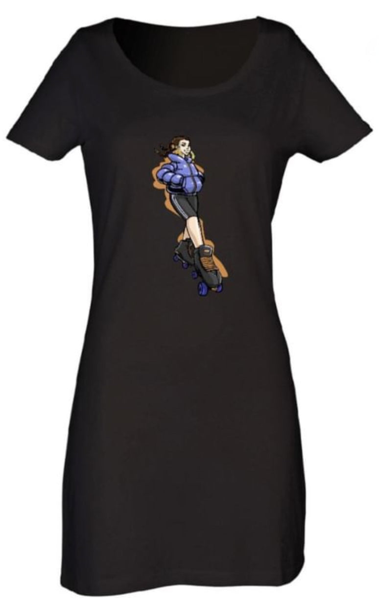 Women’s Sport T-Shirt Dresses - Skate Base Skatewear