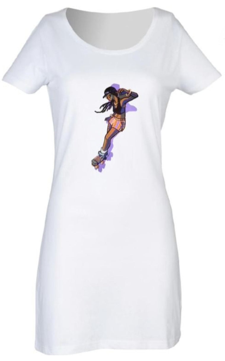 Women’s Sport T-Shirt Dresses - Skate Base Skatewear