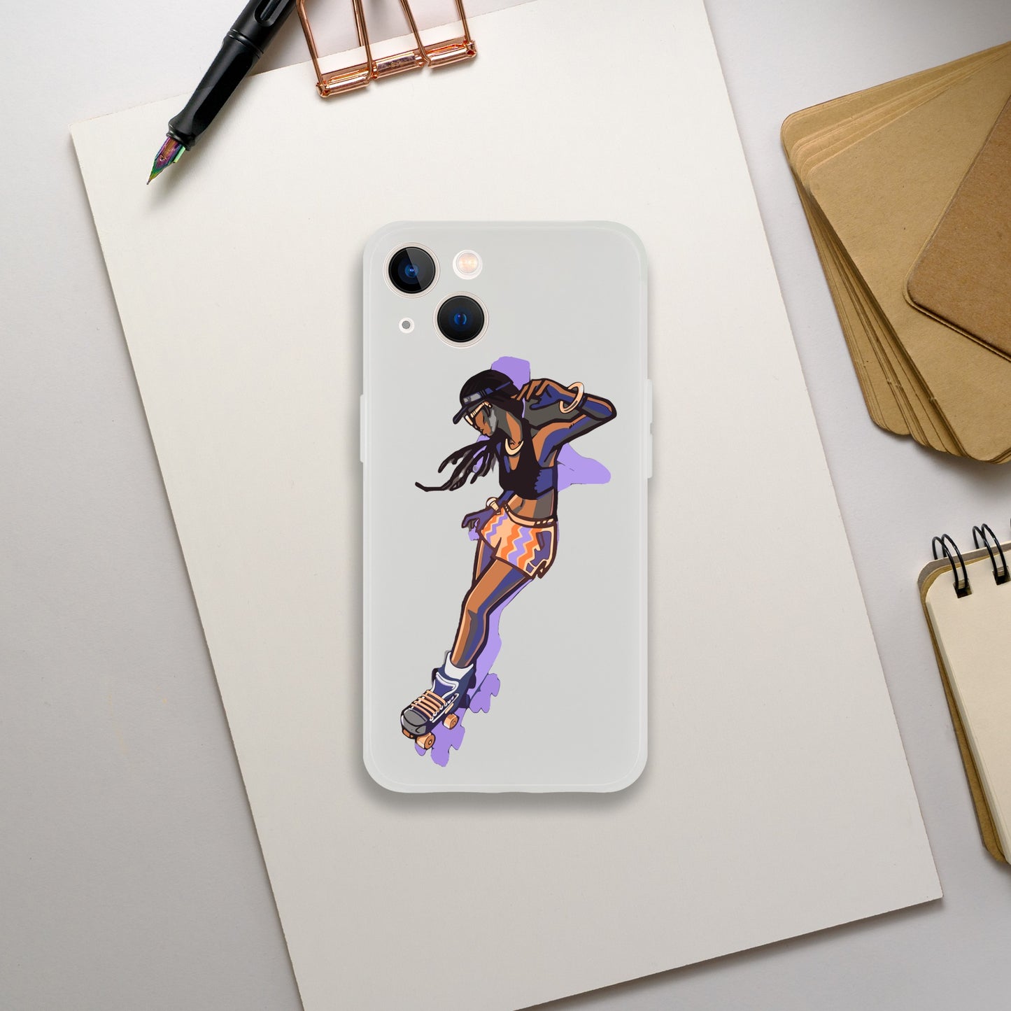 Flexi Backskater Mobile Phone Case - Skate Base Skatewear