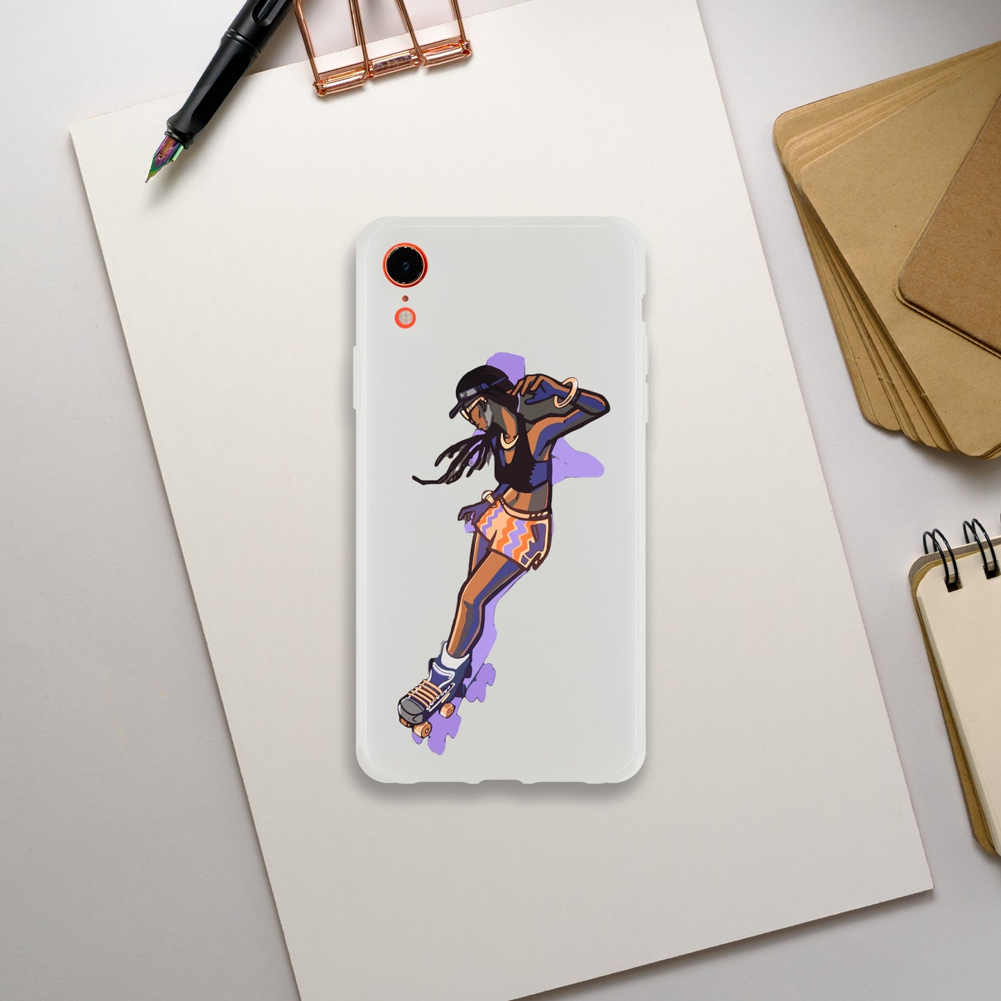 Flexi Backskater Mobile Phone Case - Skate Base Skatewear