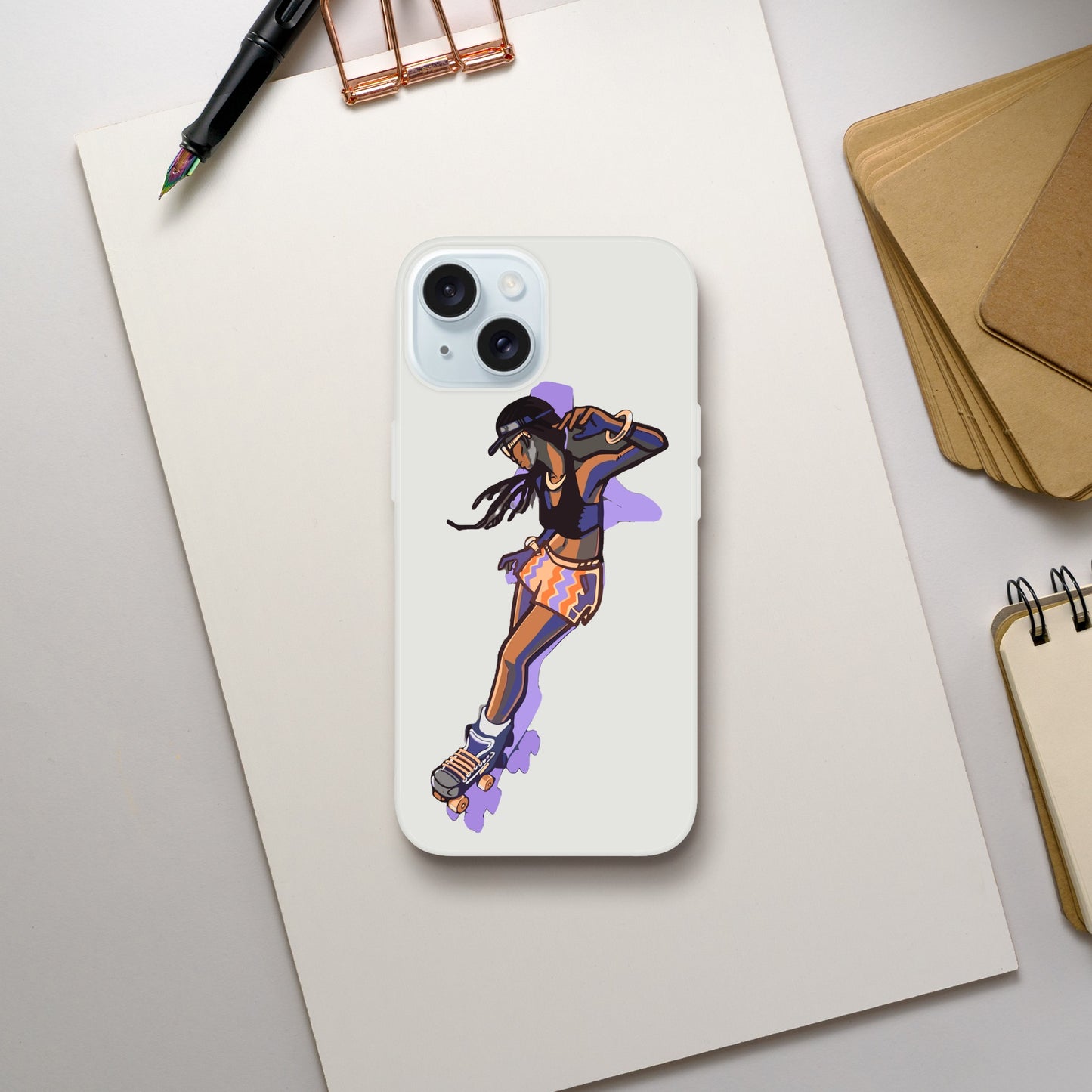 Flexi Backskater Mobile Phone Case - Skate Base Skatewear