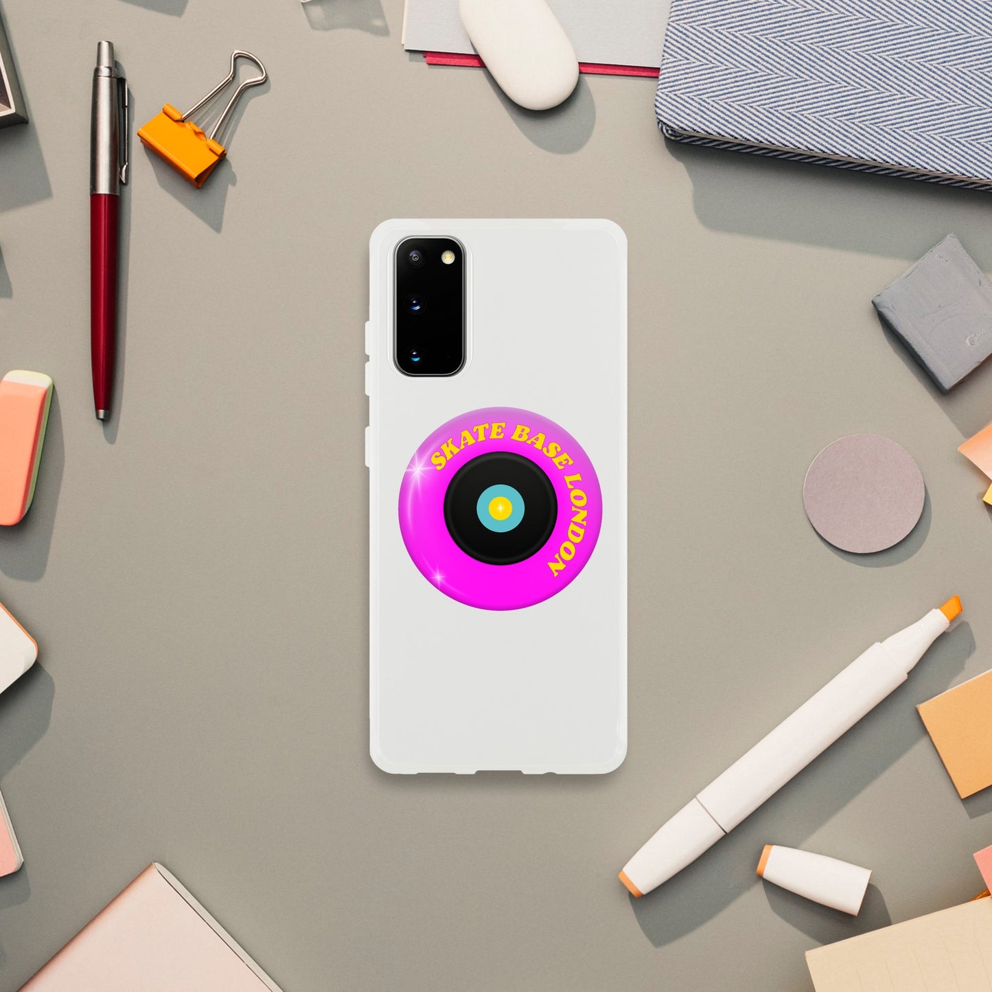 Flexi Skate Base London Mobile Phone Case - Skate Base Skatewear