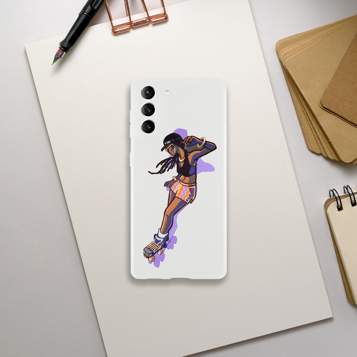 Flexi Backskater Mobile Phone Case - Skate Base Skatewear