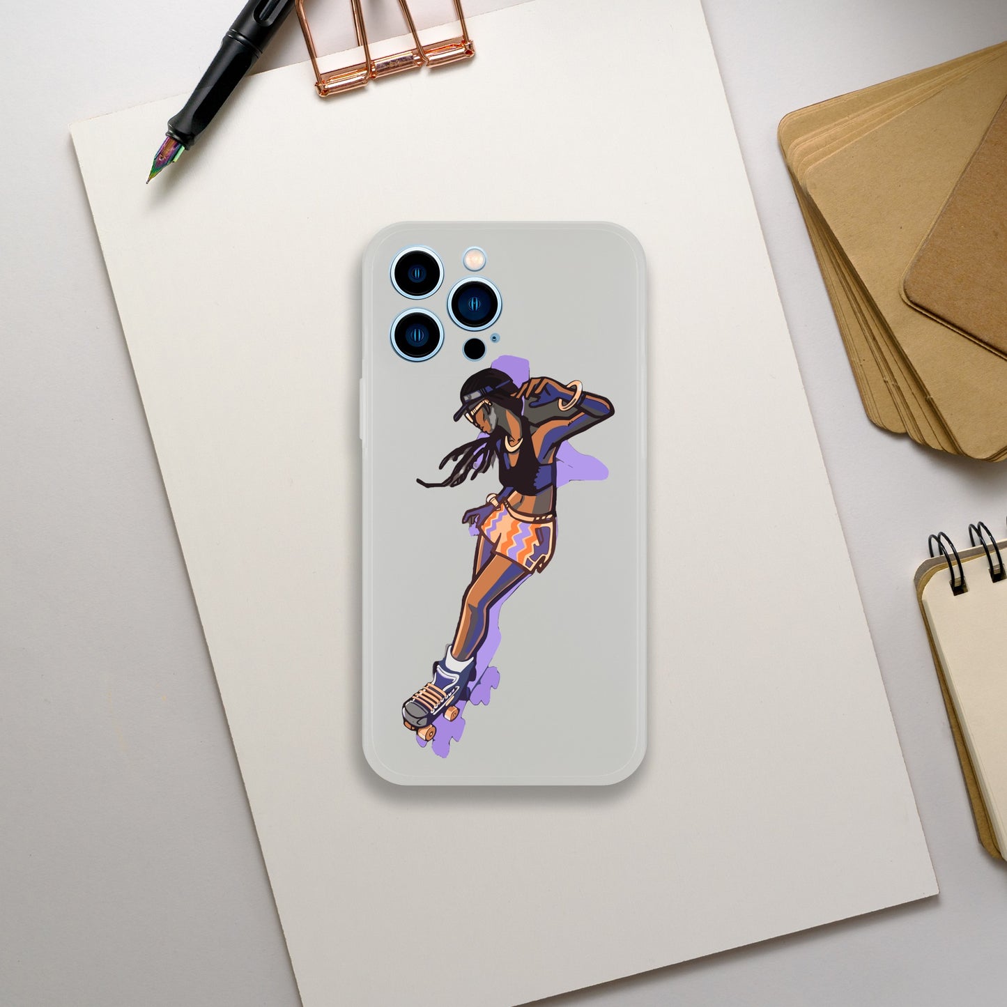 Flexi Backskater Mobile Phone Case - Skate Base Skatewear