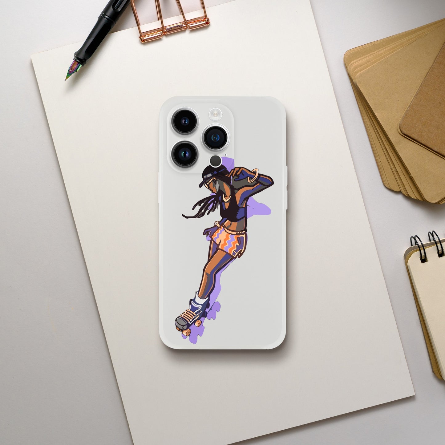 Flexi Backskater Mobile Phone Case - Skate Base Skatewear