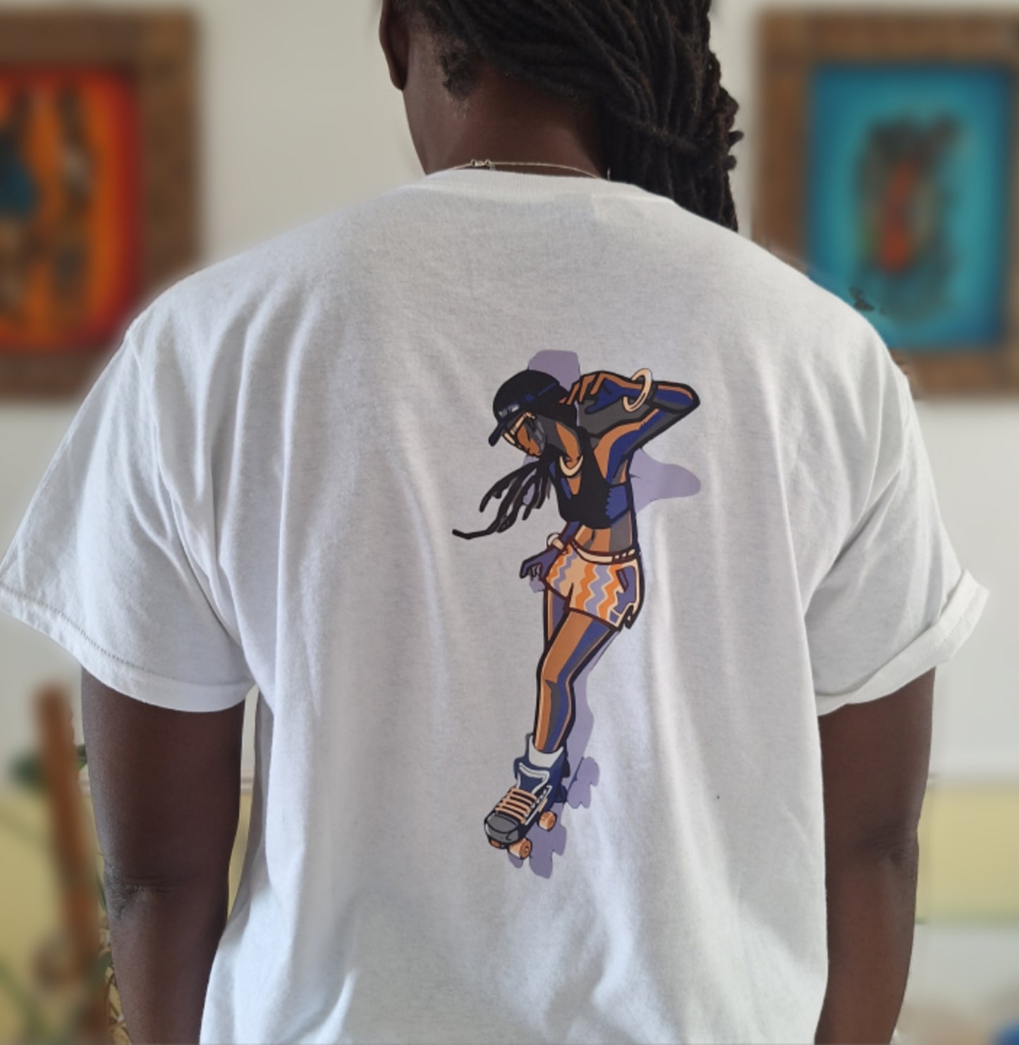 Female Back Skater Cotton Tee