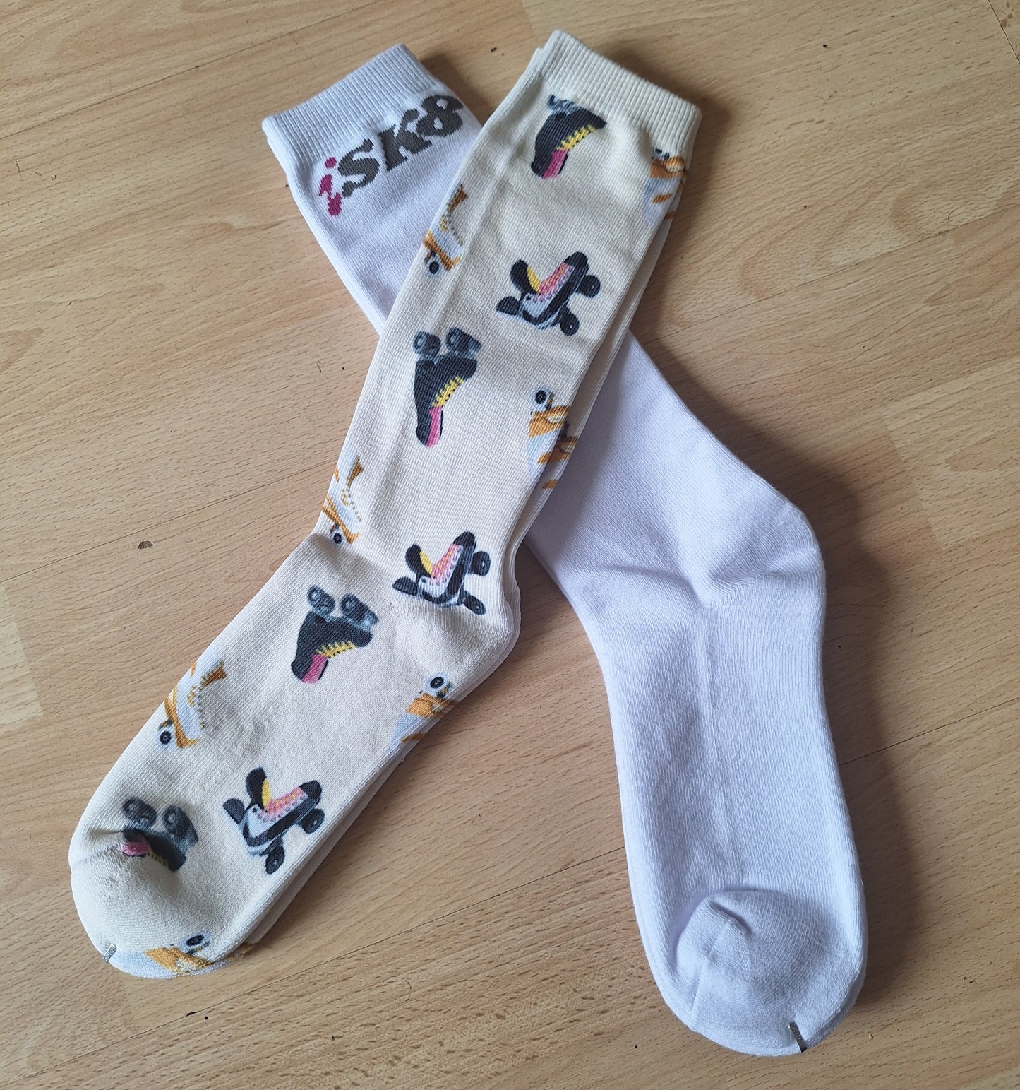[Limited Edition] Laser Printed Cotton Roller Skate Socks