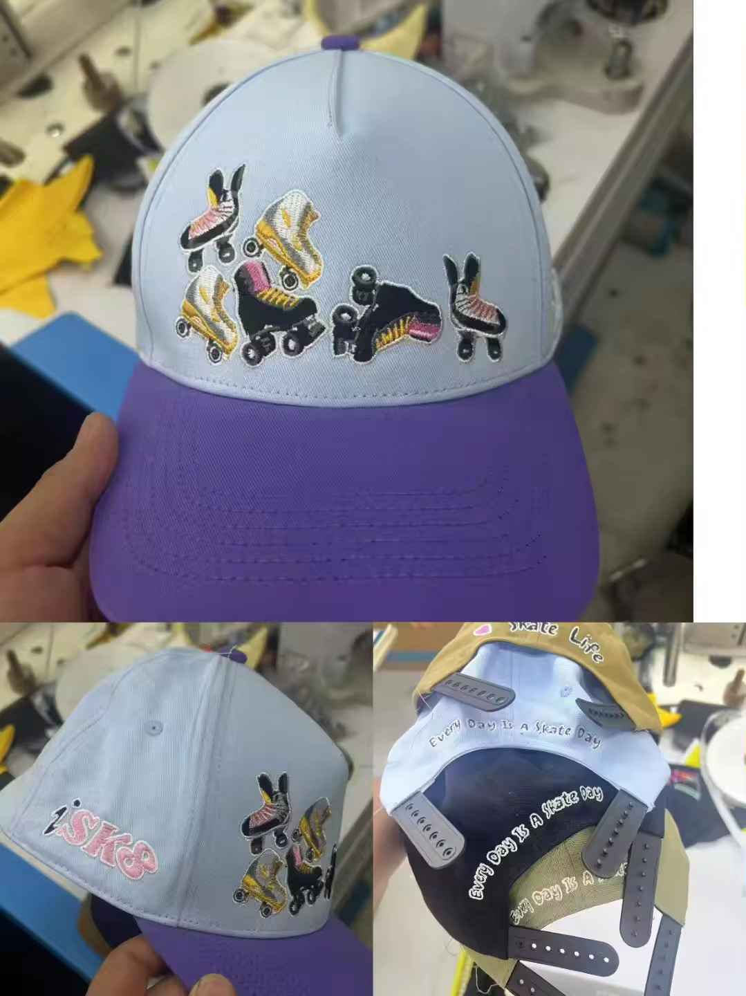 Premium Embroidered 100% Cotton iSK8 Snapback Cap [Limited Edition]