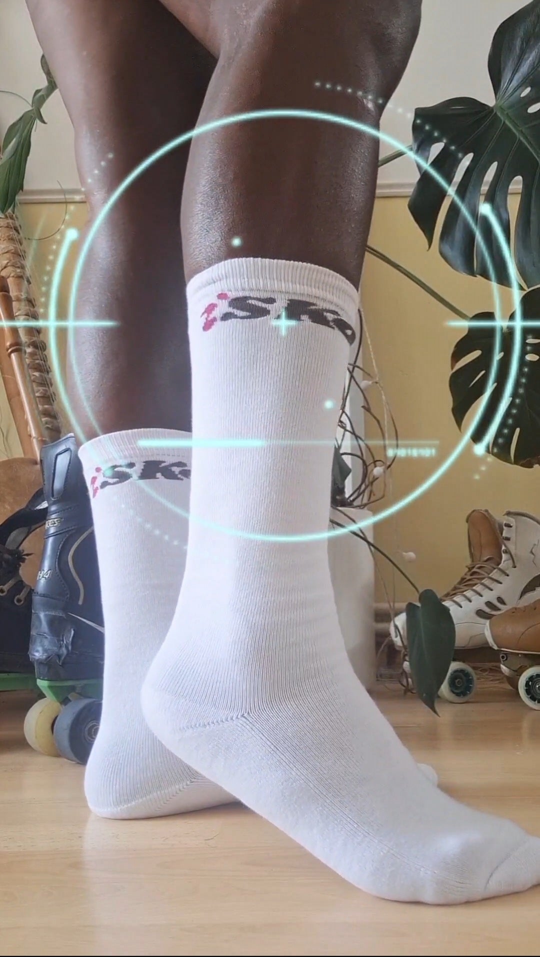 Knitted Cotton iSK8 Socks [Pack of 2]