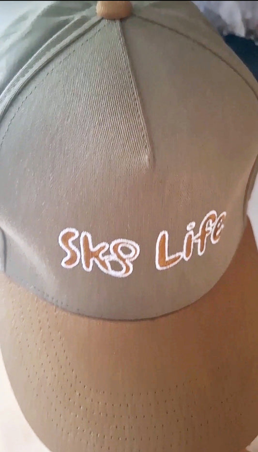 Premium Embroidered 100% Cotton [Sk8 Life] Snapback Cap | Limited Edition