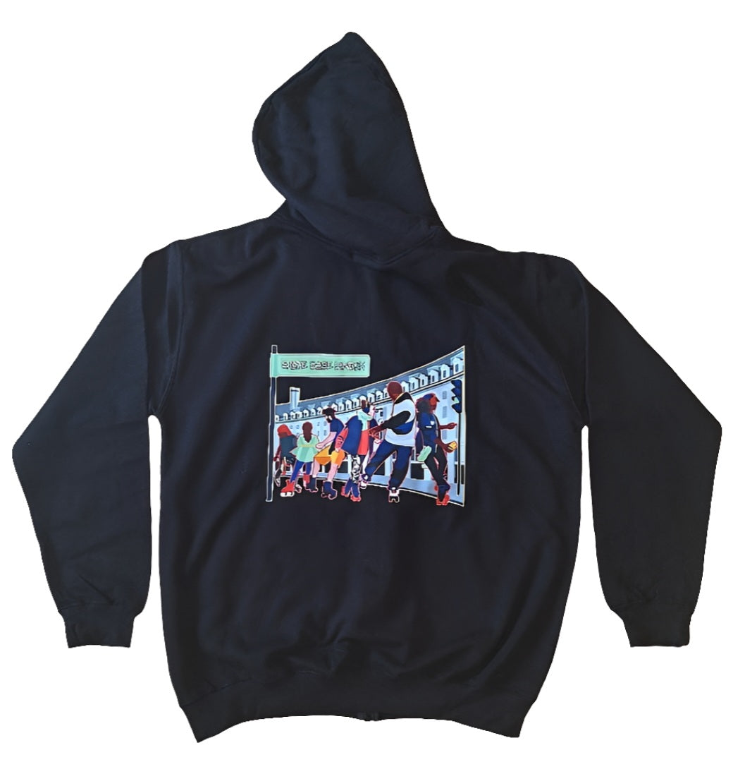 London Street Skaters Zip Hoodie