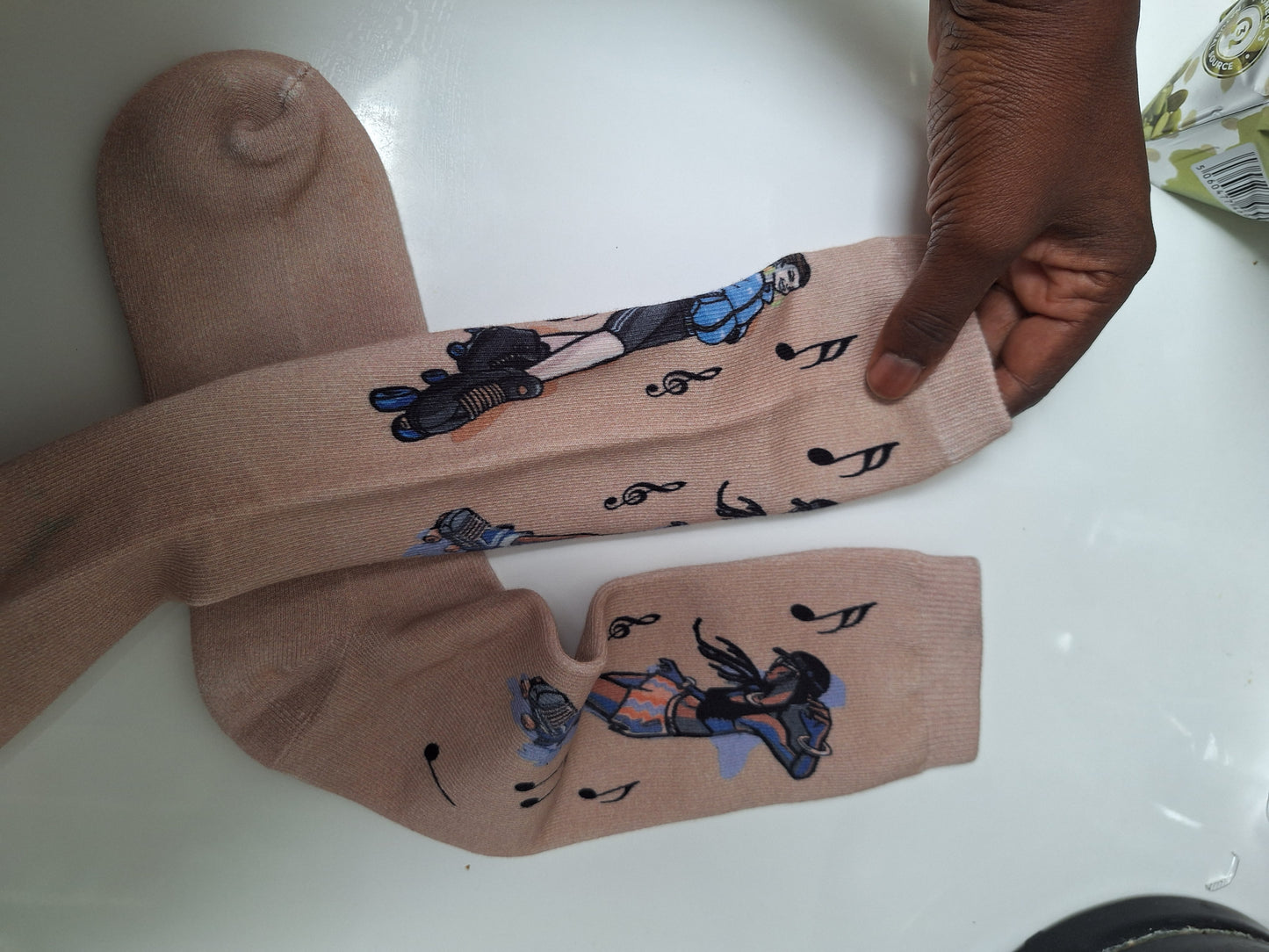 [Limited Edition] Laser Printed Cotton Roller Skate Socks